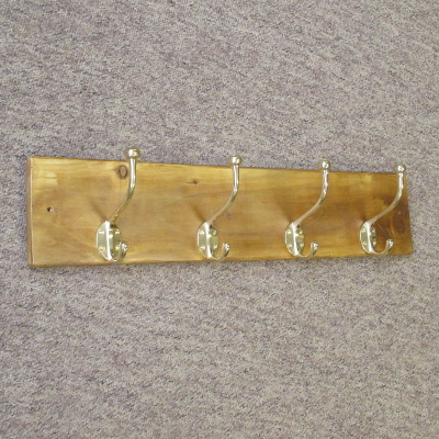 Brass Coat Hook Rack 41