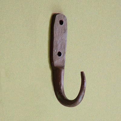 Small & Tiny Black Wrought Iron Butcher's Meat Hooks - Rustic Game